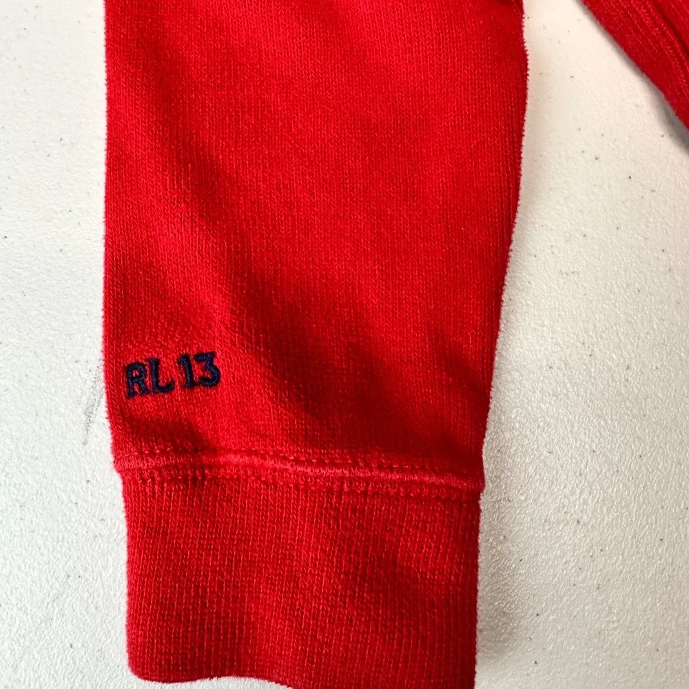 Polo Ralph Lauren Toddler Cotton Quarter-Zip Pullover Long Sleeve Polo Shirt 4T